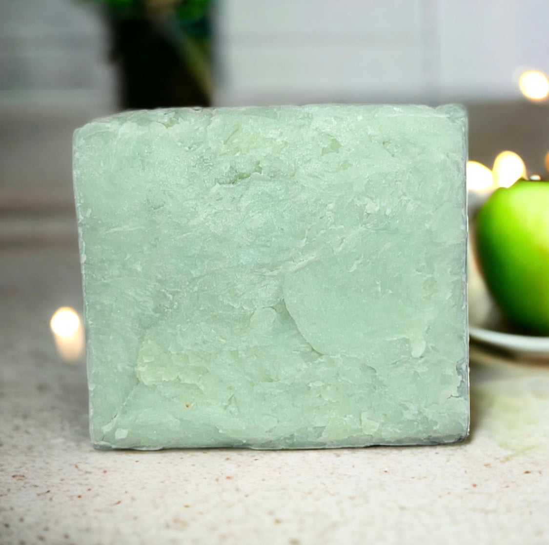 Green Apple Dlux soap bar