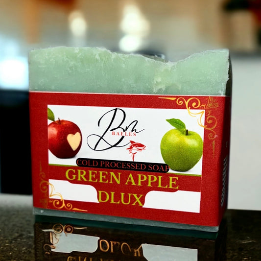 Green Apple Dlux soap bar