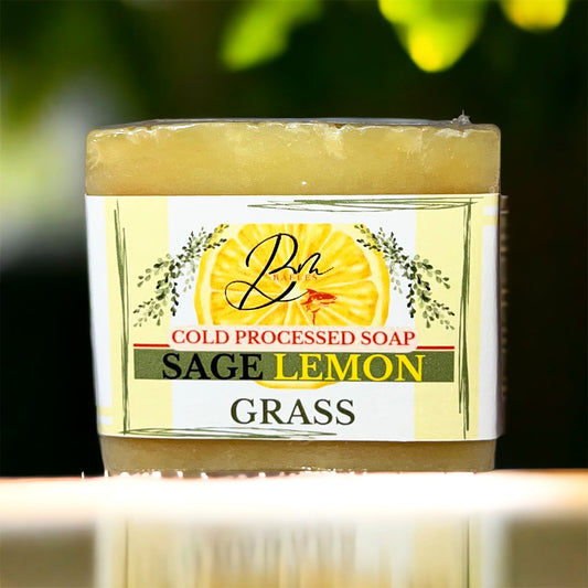 Sage Lemon Grass soap bar